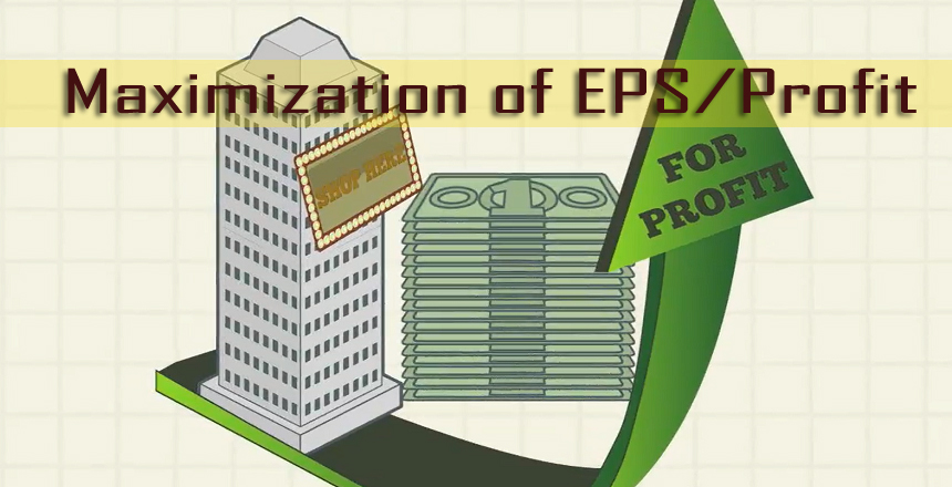 Maximization of EPS/Profit