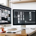 Silver and black imac s