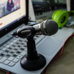 Microphone on laptop
