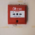 Manual red fire alarm system